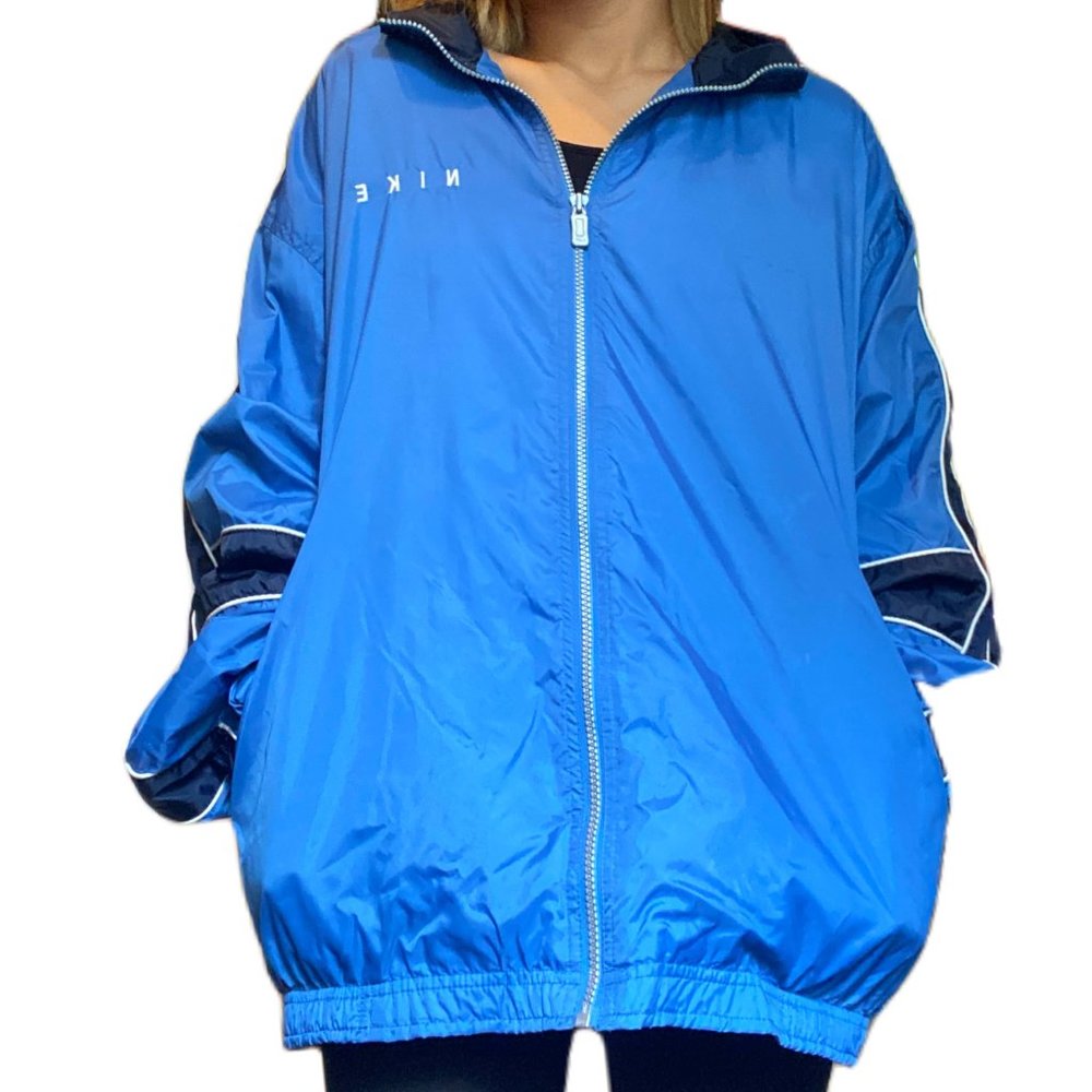 MENS Blue Authentic Nike Windbreaker